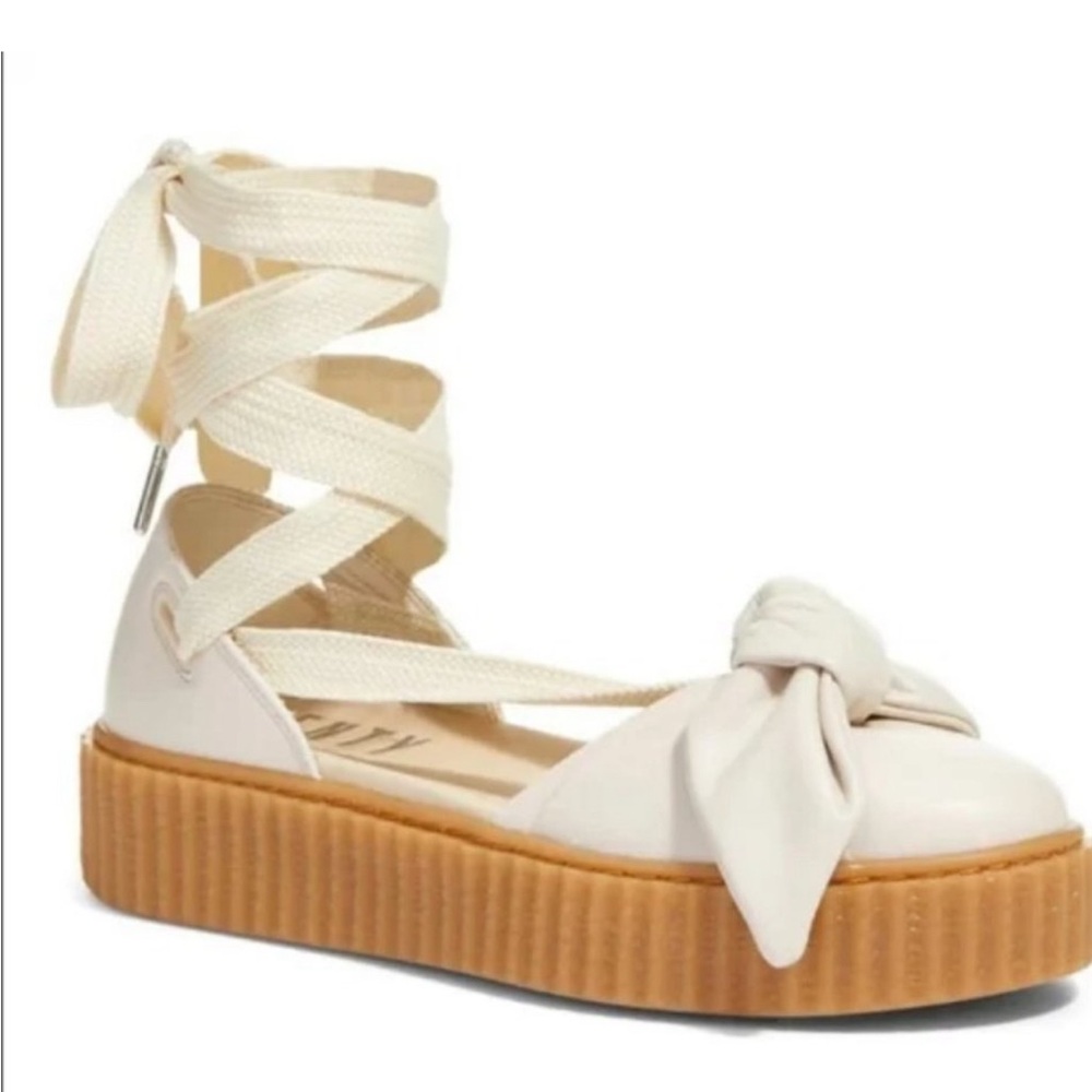 PUMA x FENTY Rhianna Bow Creeper Tie Up Sandals Sz‎ 7.5